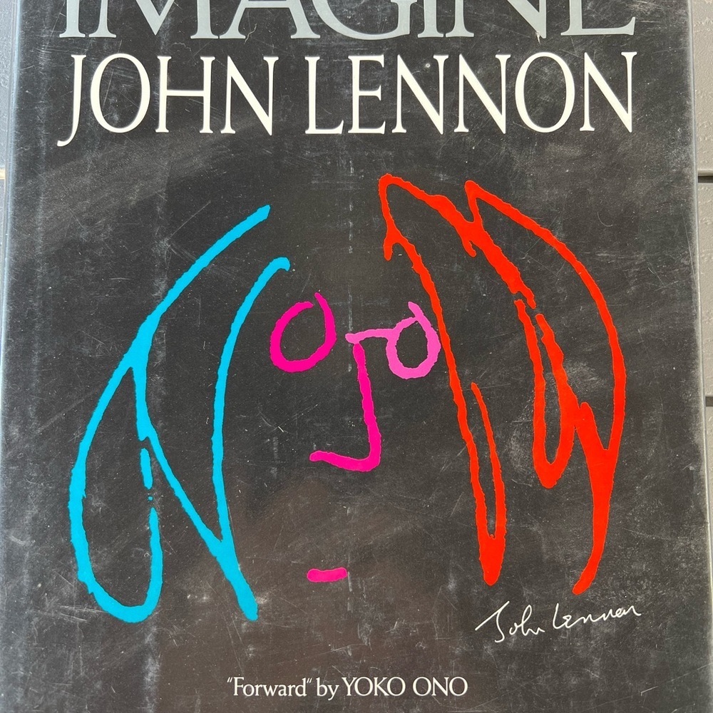 Imagine John Lennon Hard Cover Book